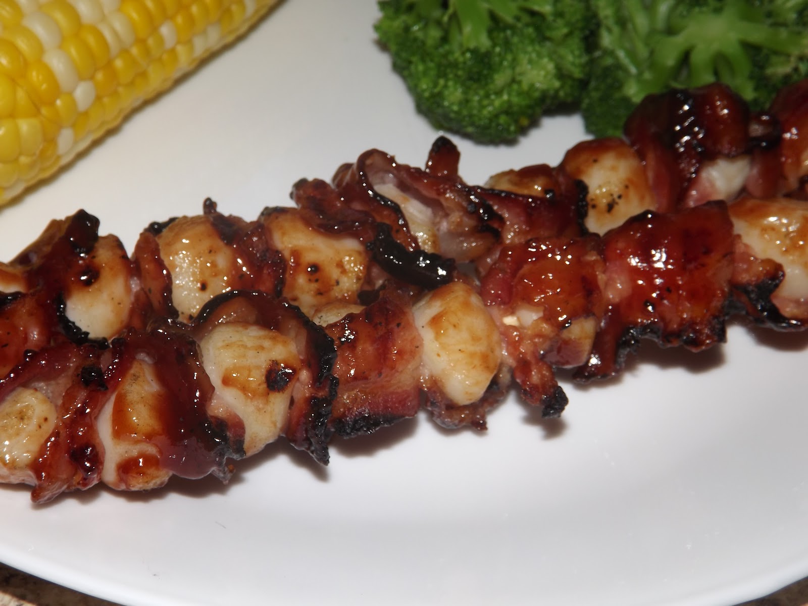 At Home Bistro Bacon Wrapped BBQ Scallops